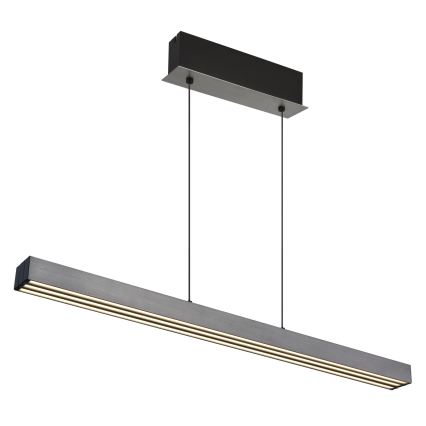 Globo - Lustru LED reglabil cu control tactil, suspendat pe cablu LED/39W/230V 2700/4000/6000K crom mat
