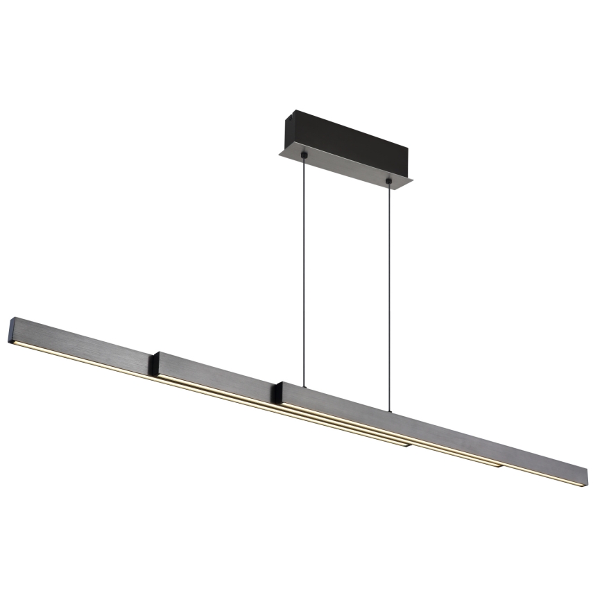 Globo - Lustru LED reglabil cu control tactil, suspendat pe cablu LED/39W/230V 2700/4000/6000K crom mat