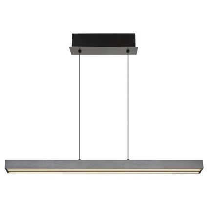 Globo - Lustru LED reglabil cu control tactil, suspendat pe cablu LED/39W/230V 2700/4000/6000K crom mat