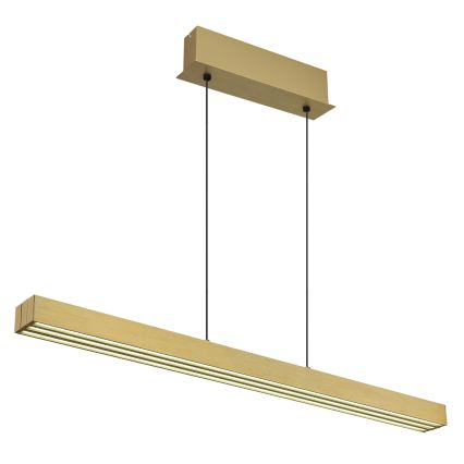 Globo - Lustru LED dimabil cu control tactil pe cablu LED/39W/230V 2700/4000/6000K alamă