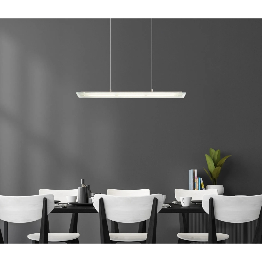 Globo - Lustră LED cu reglare tactilă a intensității, suspendată pe cablu LED/12W/230V 3000/4000/6500K