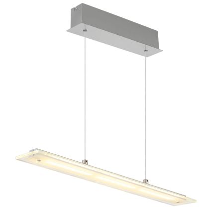 Globo - Lustră LED cu reglare tactilă a intensității, suspendată pe cablu LED/12W/230V 3000/4000/6500K