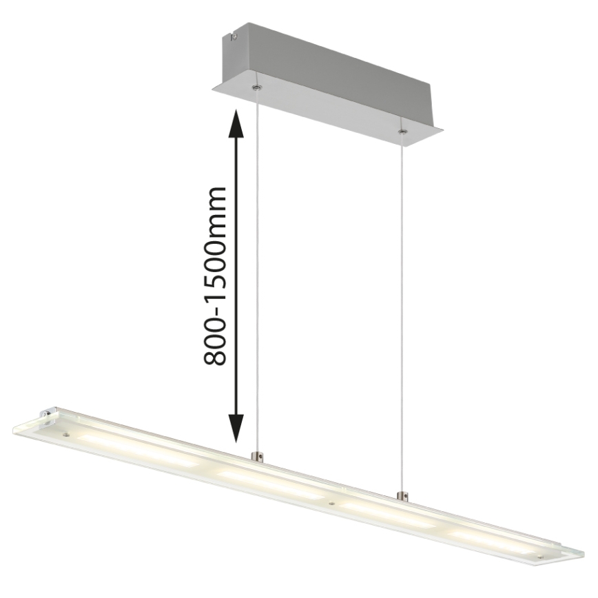 Globo - Pendul LED dimerizabil prin atingere pe cablu LED/20W/230V 3000/4000/6500K