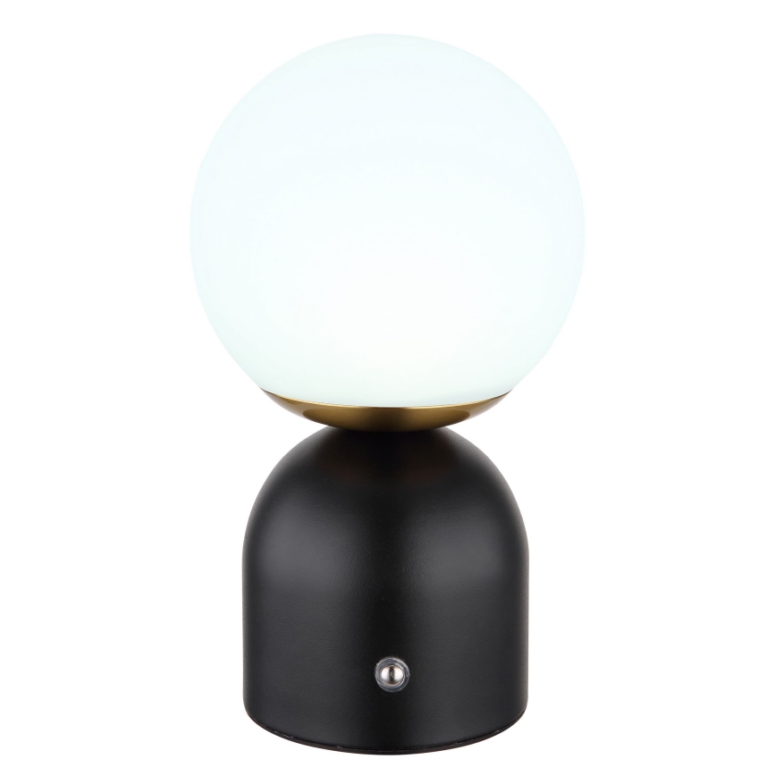 Globo - Lampă de birou LED tactilă reglabilă, LED/2,5W/3,7V 2700/4000/6500K 1800 mAh USB, neagră