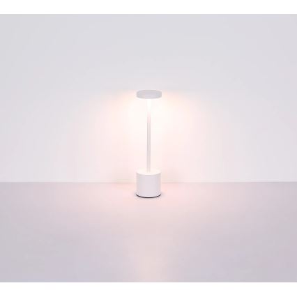 Globo - Lampă de birou LED tactilă reglabilă, LED/1,2W/3,7V 2000K/3500K/7000K 1200 mAh USB albă