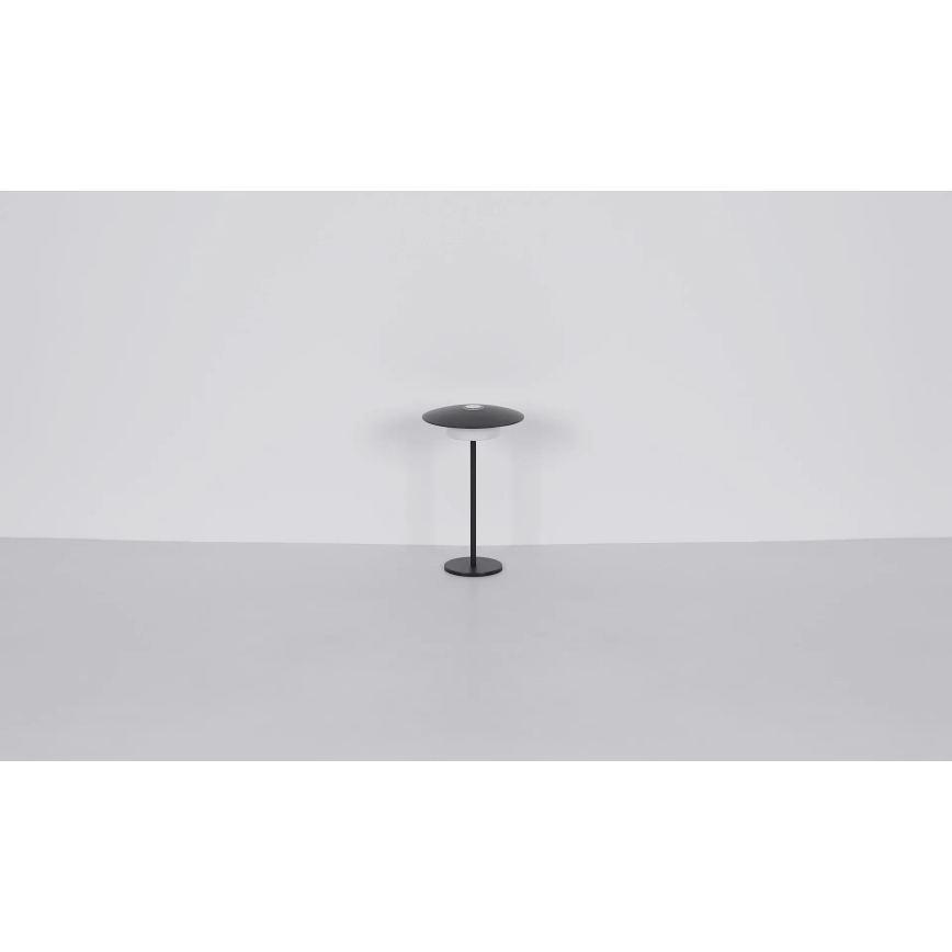Globo - Lampă de masă reîncărcabilă tactilă LED pentru exterior, LED/3W/3,7V, 1800/2700/3000K, IP44, 1800 mAh, gri