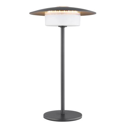 Globo - Lampă de masă reîncărcabilă tactilă LED pentru exterior, LED/3W/3,7V, 1800/2700/3000K, IP44, 1800 mAh, gri