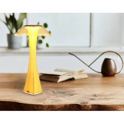 Globo - Lampă de birou LED reîncărcabilă cu reglare a luminozității LED/2,5W/3,7V 1200 mAh 2700/4500/6500K aurie