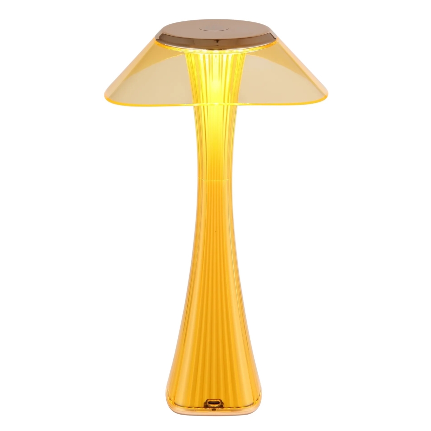 Globo - Lampă de birou LED reîncărcabilă cu reglare a luminozității LED/2,5W/3,7V 1200 mAh 2700/4500/6500K aurie