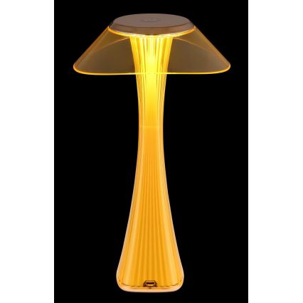 Globo - Lampă de birou LED reîncărcabilă cu reglare a luminozității LED/2,5W/3,7V 1200 mAh 2700/4500/6500K aurie