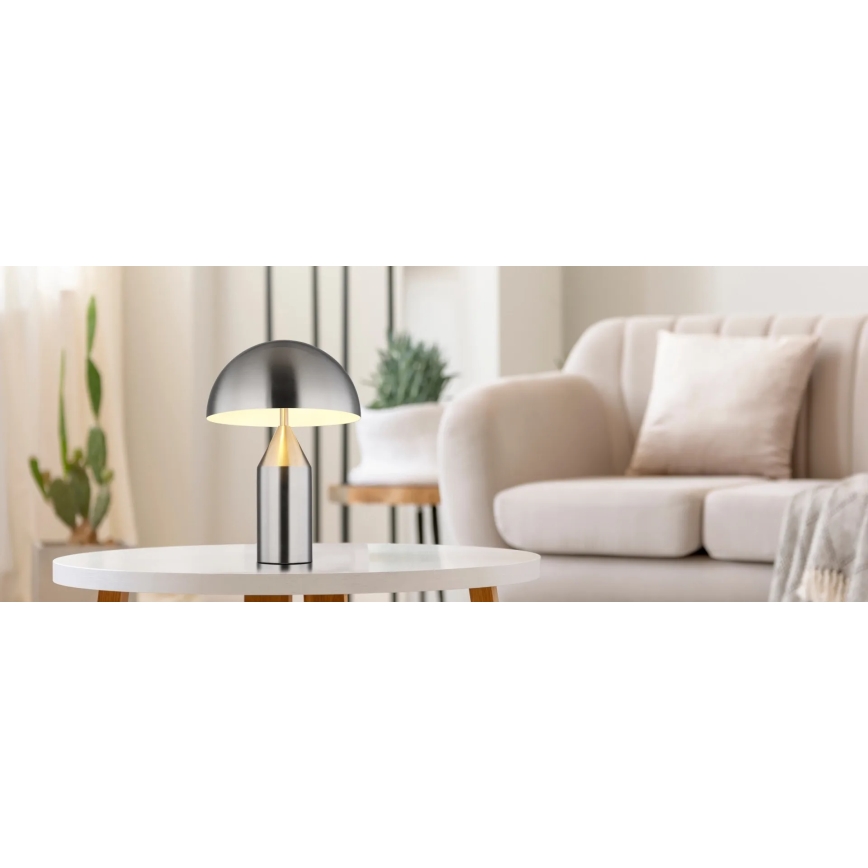 Globo - Lampă de masă 2xE27/40W/230V crom mat