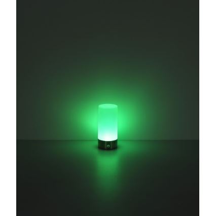 Globo - Lampă de masă LED RGBW reglabilă cu atingere, pentru exterior, LED/1,8W/5V 1500 mAh, neagră