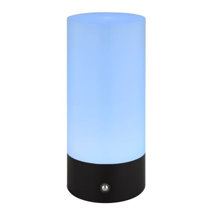 Globo - Lampă de masă LED RGBW reglabilă cu atingere, pentru exterior, LED/1,8W/5V 1500 mAh, neagră