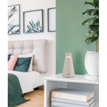 Globo - Lampă de masă LED tactilă reîncărcabilă, dimabilă 1,2W/5V 1200 mAh 2700/4500/6000K