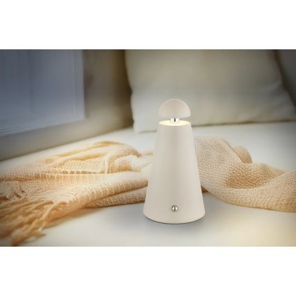 Globo - Lampă de masă LED tactilă reîncărcabilă, dimabilă 1,2W/5V 1200 mAh 2700/4500/6000K