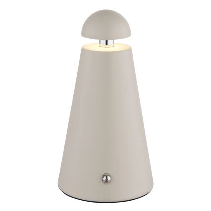 Globo - Lampă de masă LED tactilă reîncărcabilă, dimabilă 1,2W/5V 1200 mAh 2700/4500/6000K