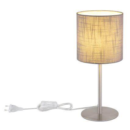 Globo - Lampă de masă 1x E27/40W/230V, gri
