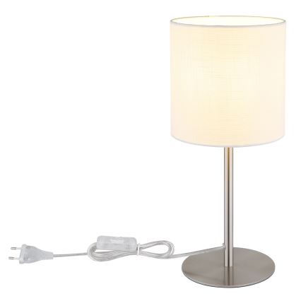 Globo - Lampă de masă 1xE27/40W/230V albă