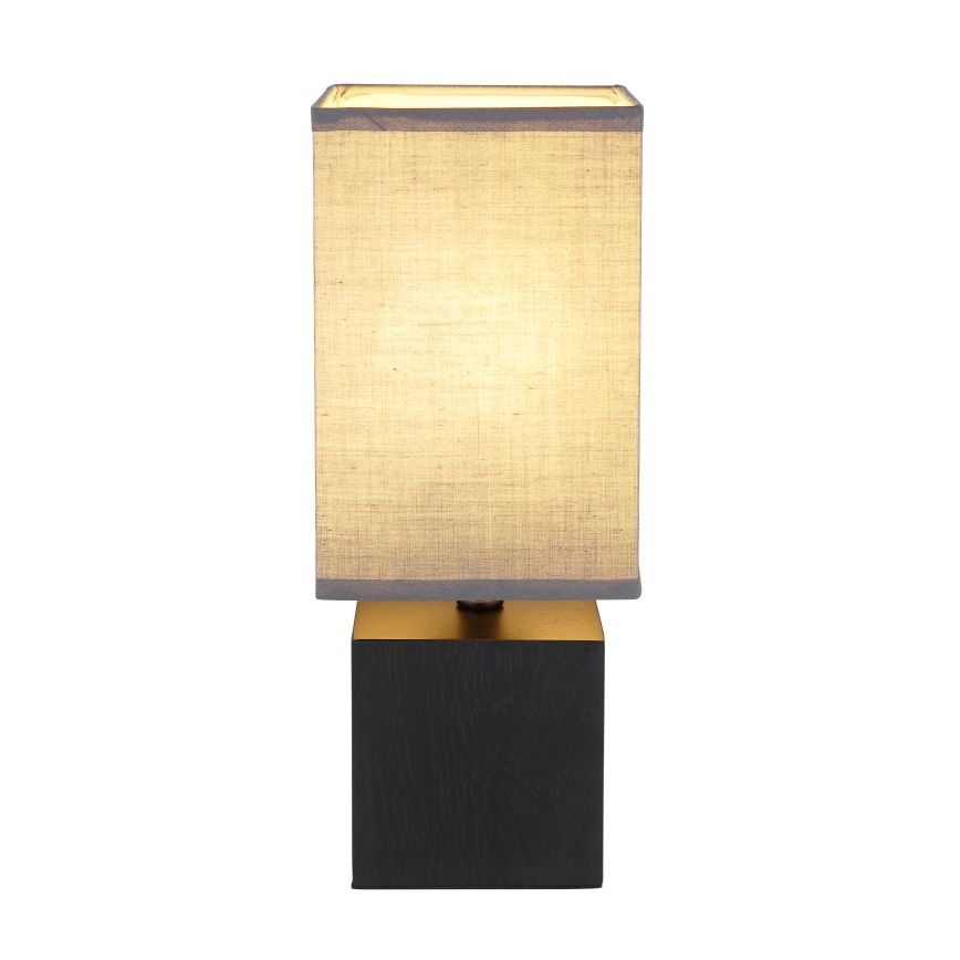 Globo 21628ALU - Lampă de masă VALENTINO, 1xE27/7W/230V, negru/antracit