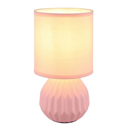 Globo - Lampă de masă 1xE14/40W/230V roz