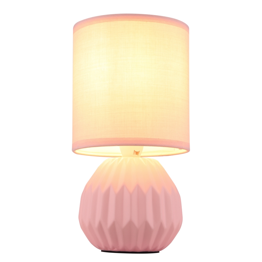 Globo - Lampă de masă 1xE14/40W/230V roz