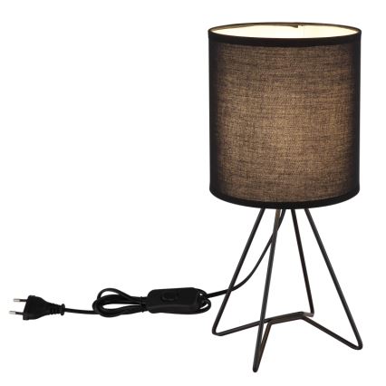 Globo - Lampă de masă 1xE14/40W/230V neagră