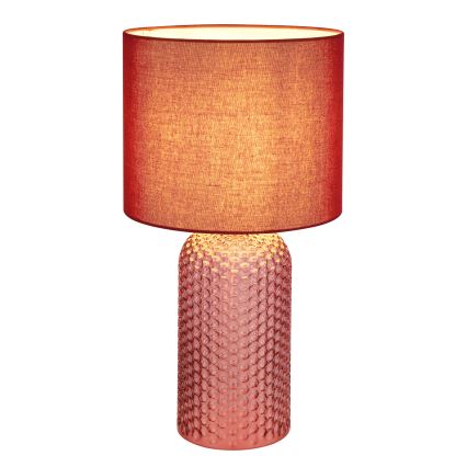 Globo - Lampă de masă 1xE27/60W/230V roșie