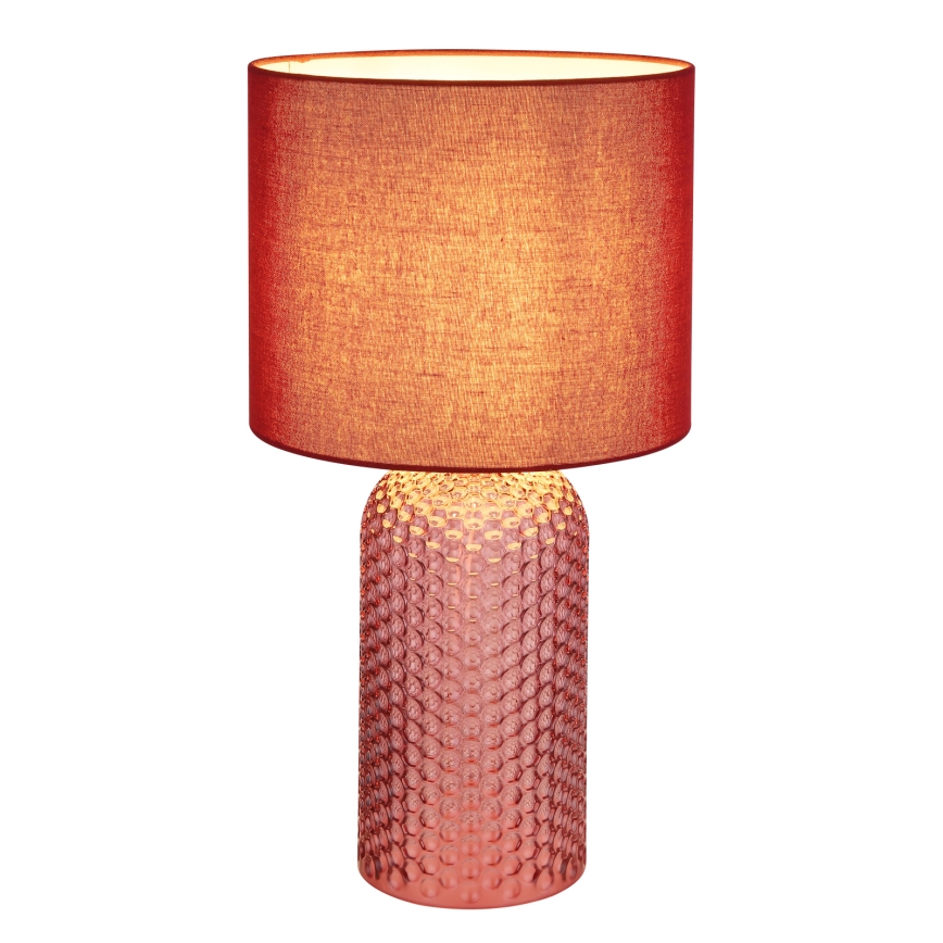 Globo - Lampă de masă 1xE27/60W/230V roșie