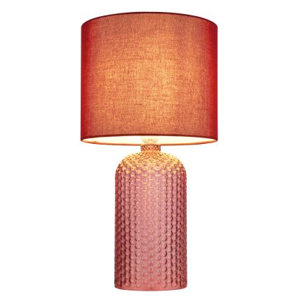 Globo - Lampă de masă 1xE27/60W/230V roșie