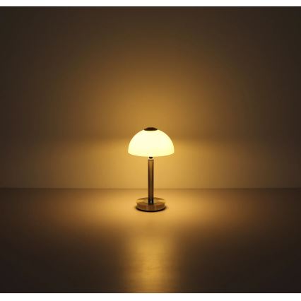 Globo - Lampă de masă tactilă dimabilă cu LED, 7W, 230V, 3000K, crom mat