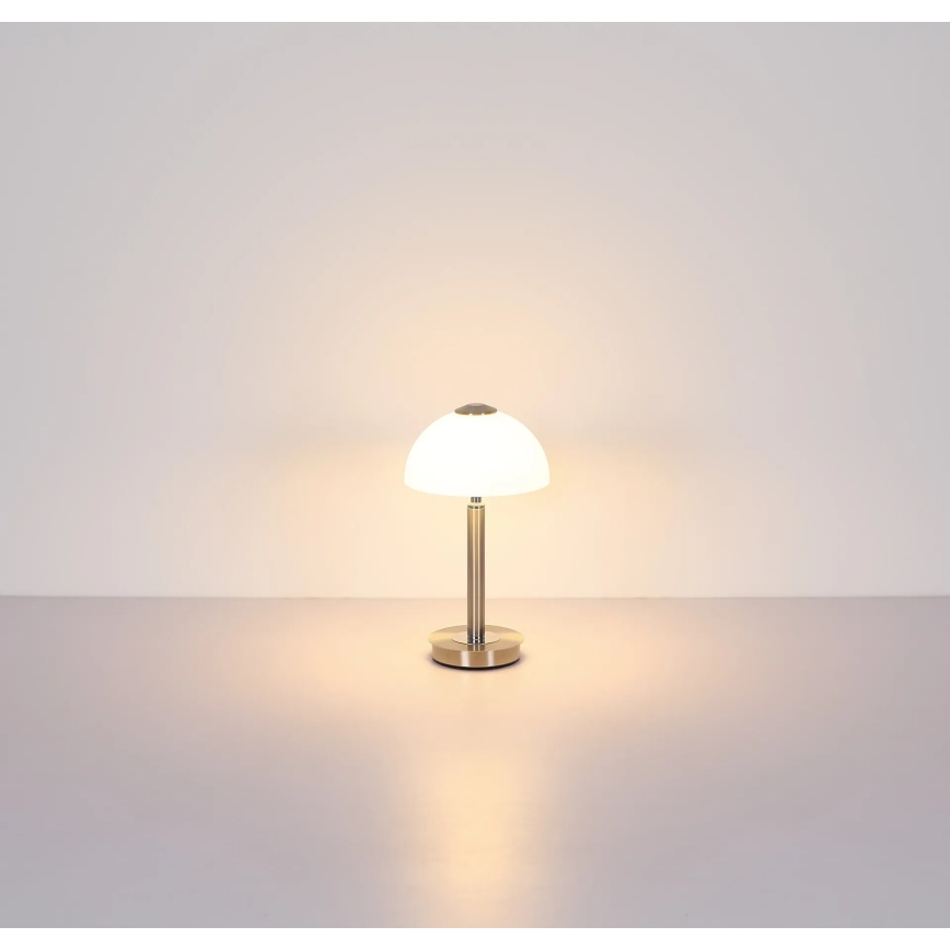 Globo - Lampă de masă tactilă dimabilă cu LED, 7W, 230V, 3000K, crom mat