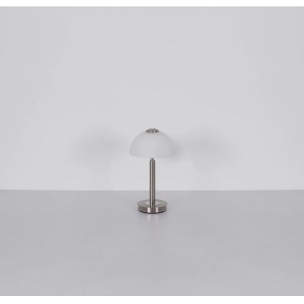 Globo - Lampă de masă tactilă dimabilă cu LED, 7W, 230V, 3000K, crom mat