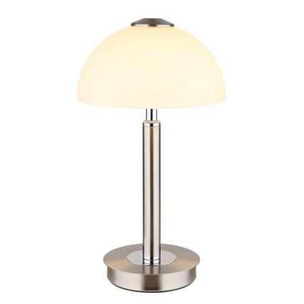 Globo - Lampă de masă tactilă dimabilă cu LED, 7W, 230V, 3000K, crom mat