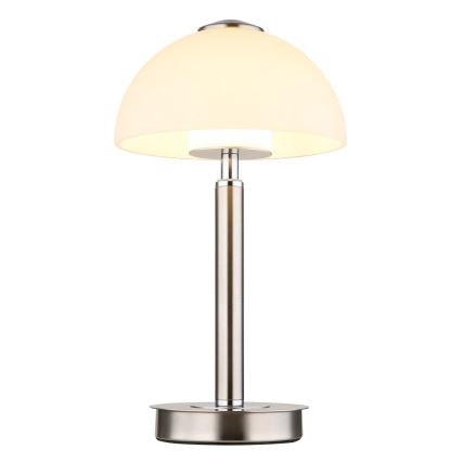 Globo - Lampă de masă tactilă dimabilă cu LED, 7W, 230V, 3000K, crom mat