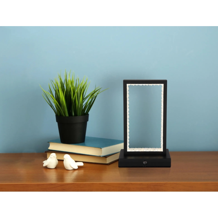 Globo - Lampă de birou LED tactilă reglabilă, LED/3W/3,7V 2700K/4000K/6500K 1800 mAh USB, neagră