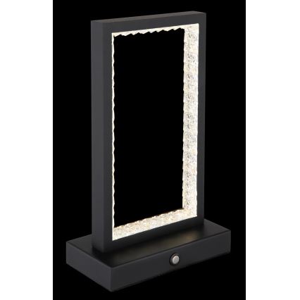 Globo - Lampă de birou LED tactilă reglabilă, LED/3W/3,7V 2700K/4000K/6500K 1800 mAh USB, neagră