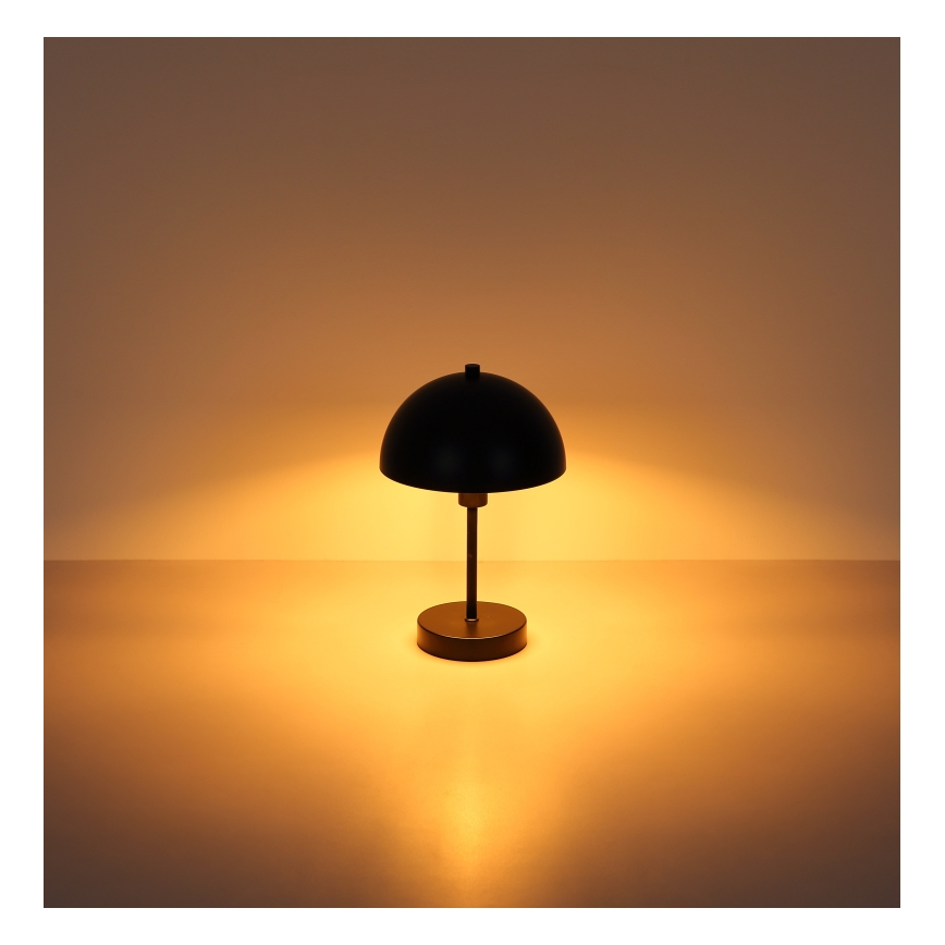 Globo - Lampă de masă 1xE14/40W/230V neagră