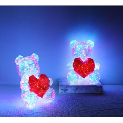 Globo - Lampă decorativă LED de masă, în ambalaj cadou, LED/6W/5V USB, urs