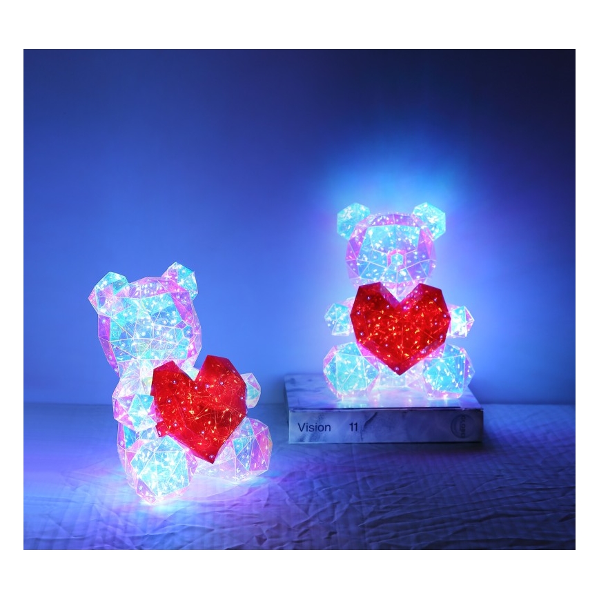 Globo - Lampă decorativă LED de masă, în ambalaj cadou, LED/6W/5V USB, urs