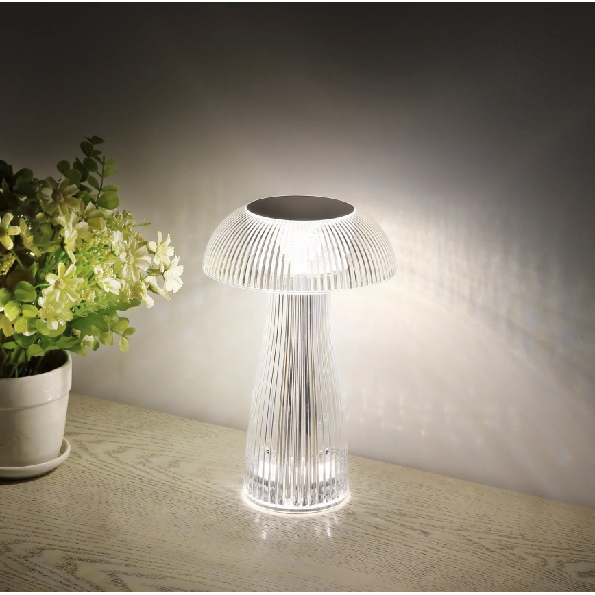 Globo - Lampă de birou LED reîncărcabilă, reglabilă, 1,5W/5V 800 mAh 2700K/4000K/6500K