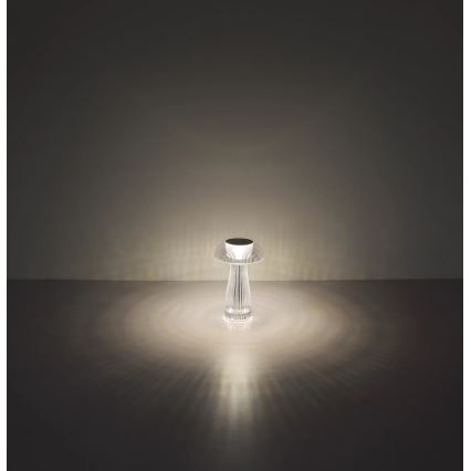 Globo - Lampă de birou LED reîncărcabilă, reglabilă, 1,5W/5V 800 mAh 2700K/4000K/6500K