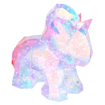 Globo - Decorațiune de masă LED reîncărcabilă cu intensitate reglabilă, LED/4W/5V, 1800 mAh, unicorn