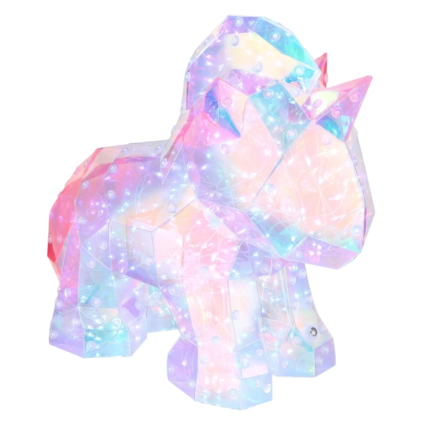 Globo - Decorațiune de masă LED reîncărcabilă cu intensitate reglabilă, LED/4W/5V, 1800 mAh, unicorn
