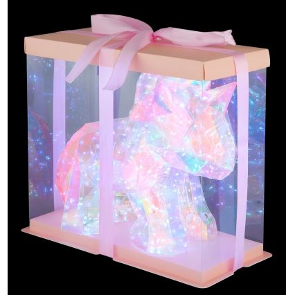 Globo - Decorațiune de masă LED reîncărcabilă cu intensitate reglabilă, LED/4W/5V, 1800 mAh, unicorn