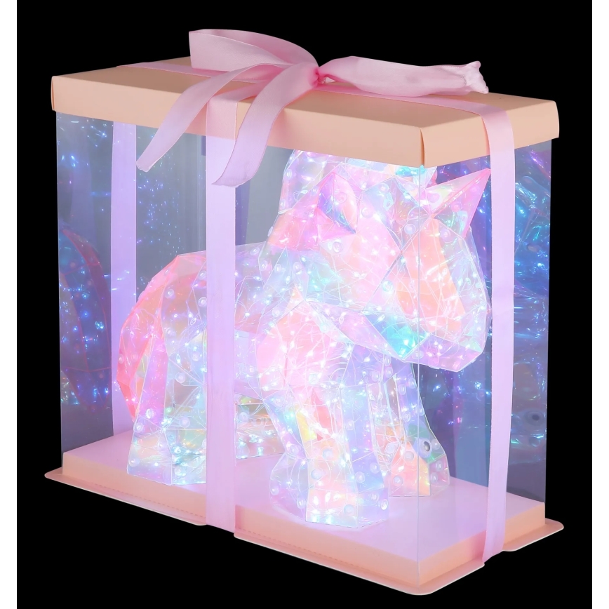 Globo - Decorațiune de masă LED reîncărcabilă cu intensitate reglabilă, LED/4W/5V, 1800 mAh, unicorn