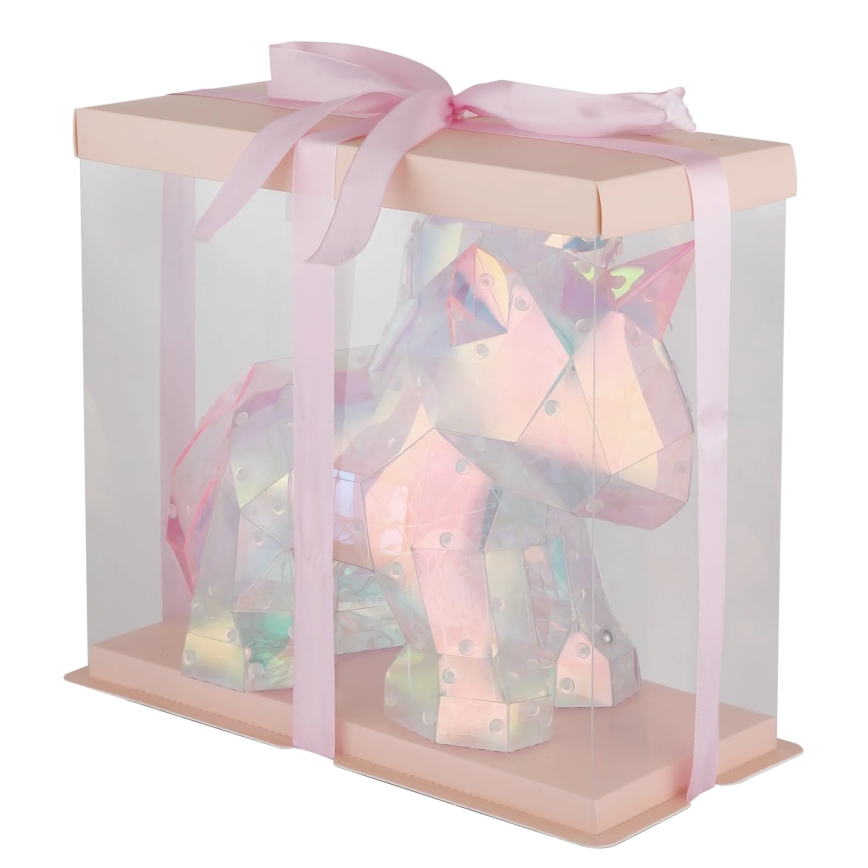 Globo - Decorațiune de masă LED reîncărcabilă cu intensitate reglabilă, LED/4W/5V, 1800 mAh, unicorn