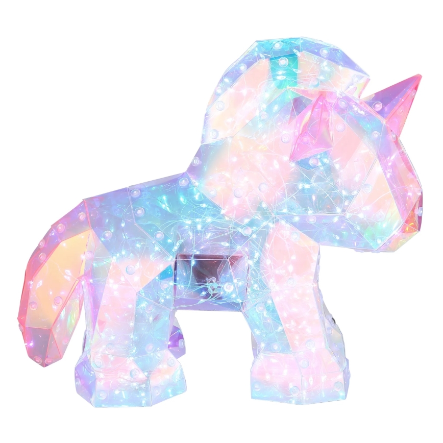 Globo - Decorațiune de masă LED reîncărcabilă cu intensitate reglabilă, LED/4W/5V, 1800 mAh, unicorn