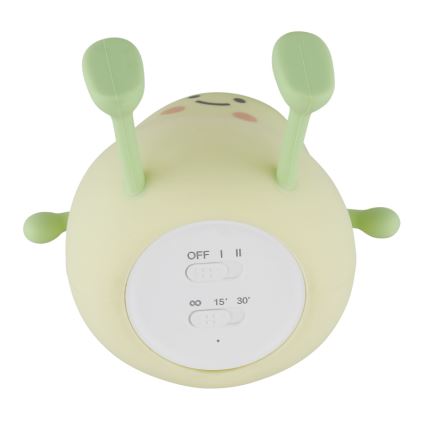 Globo - Lampă de veghe pentru copii, LED RGBW, reîncărcabilă și reglabilă, LED/2W/5V, 1200 mAh, mango