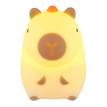 Globo - LED RGBW Lampă de veghe reglabilă, reîncărcabilă pentru copii LED/1,5W/5V 1200 mAh capibara