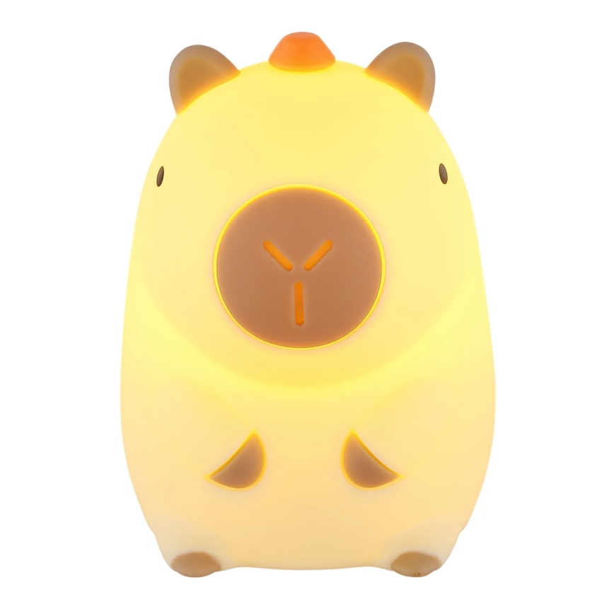 Globo - LED RGBW Lampă de veghe reglabilă, reîncărcabilă pentru copii LED/1,5W/5V 1200 mAh capibara